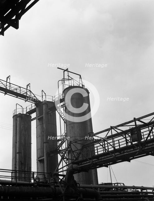 Manvers Main coke ovens, Wath upon Dearne, near Rotherham, South Yorkshire, 1963.  Artist: Michael Walters