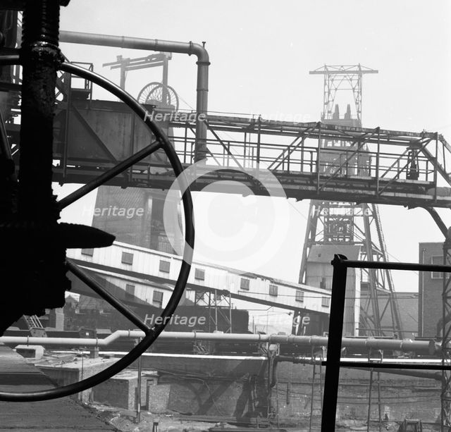 Manvers Main Colliery, Wath upon Dearne, near Rotherham, South Yorkshire, 1963. Creator: Michael Walters.