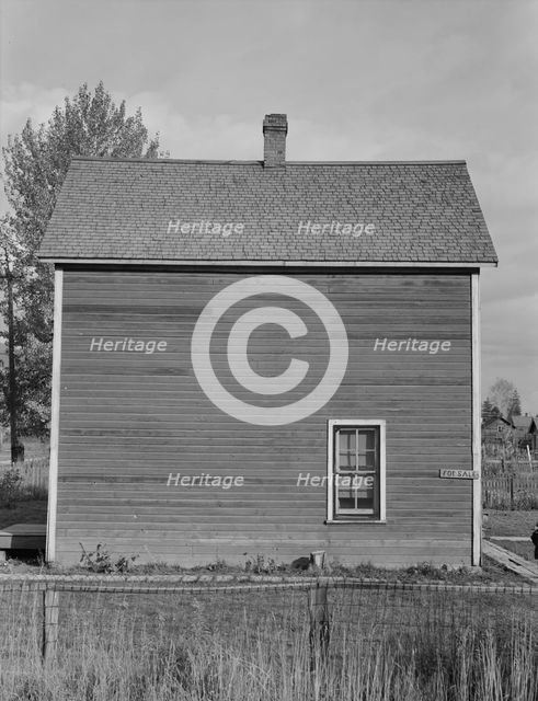 Many of those dependent on the mill have turned back to..., Sandpoint, Bonner County, Idaho, 1939. Creator: Dorothea Lange.