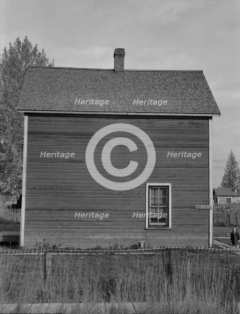 Many of those dependent on the mill have turned..., Sandpoint, Bonner County, Idaho, 1939. Creator: Dorothea Lange.