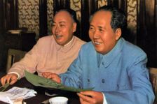 Mao Zedong and Chen Yi, Chinese Communist leaders, c1960s(?)