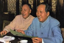 Mao Zedong and Chen Yi, Chinese Communist leaders, c1960s(?)