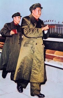Mao Zedong and Lin Biao, China, c1966