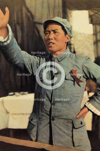 Mao Zedong, Chinese Communist revolutionary and leader, c1920s-c1940s(?). Artist: Unknown