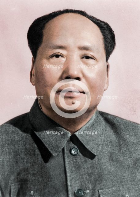 Mao Zedong, Chinese Communist revolutionary and leader, c1950s(?). Artist: Unknown.