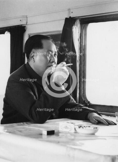 Mao Zedong, Chinese Communist revolutionary and leader, c1950s(?). Artist: Unknown