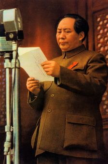 Mao Zedong, Chinese Communist revolutionary and leader, c1950s-c1960s(?)