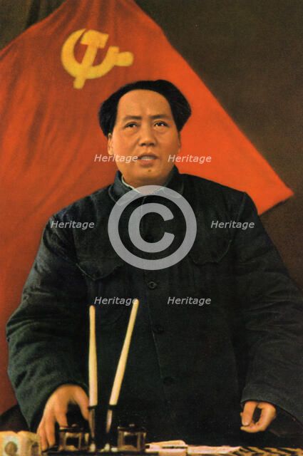 Mao Zedong, Chinese Communist revolutionary and leader, c1950s-c1960s(?). Artist: Unknown