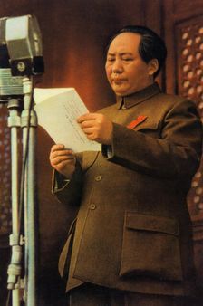 Mao Zedong, Chinese Communist revolutionary and leader, c1950s-c1960s(?)