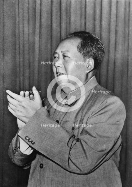 Mao Zedong, Chinese Communist revolutionary and leader, c1960s(?). Artist: Unknown