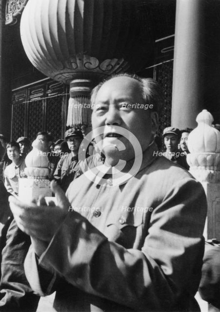 Mao Zedong, Chinese Communist revolutionary and leader, c1970s(?). Artist: Unknown