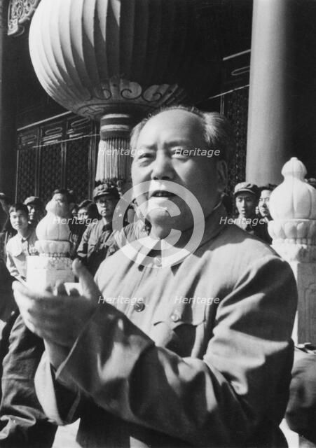 Mao Zedong, Chinese Communist revolutionary and leader, c1970s(?). Artist: Unknown