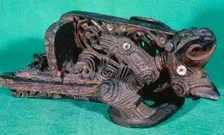Maori canoe prow, New Zealand