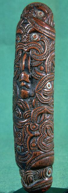 Maori flute (koauau), New Zealand