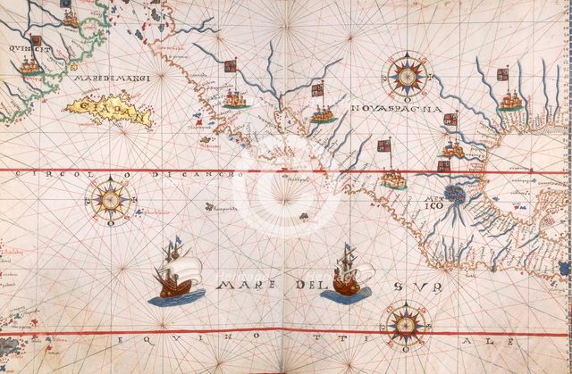 Map of Mexico, 1567. Creator: Joan Martines.
