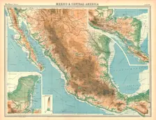 Map of Mexico and Central America