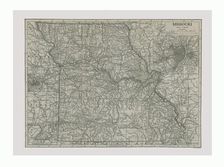 Map of Missouri, USA, c1900s. Creator: Emery Walker Ltd