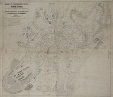 Map of Moscow, 1842