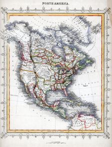 Map of North America