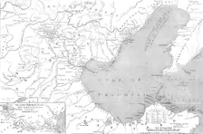 Map of North-east China, showing the Gulf of Pechili, the Tien-Tsin (Peiho) River..., 1860. Creator: John Dower