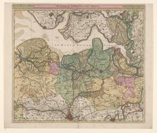 Map of North Flanders, c.1695. Creator: Nicolaes Visscher