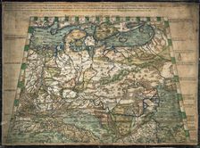 Map of northern and central Europe, 1491. Creator: Nicolas of Cusa