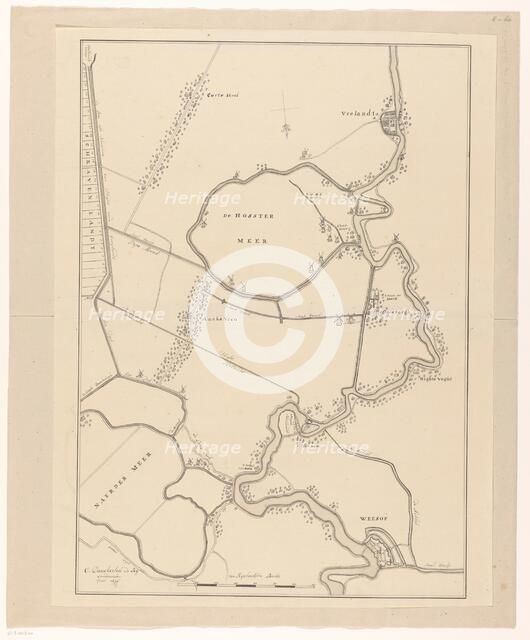 Map of a part of the Gooi, 1636-1799. Creator: Cornelis Danckerts de Ry.