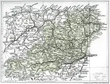 Map of Aberdeenshire, 1924-1926