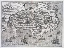 Map of Alexandria, Egypt, c1625