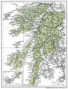 Map of Argyllshire, 1924-1926