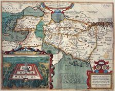 Map of Asia Minor and Africa, 1595. Creator: Unknown