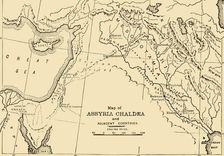 Map of Assyria, Chaldea and Adjacent Countries 1890. Creator: Unknown