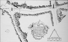 Map of Bishopsgate, City of London, c1599 (1904)