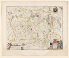 Map of Brabant, 1635. Creator: Michael van Langren