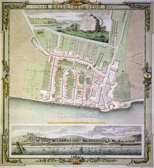 Map of Brighton, East Sussex, 1779. Creator: Whitchurch