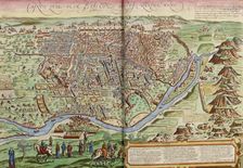 Map of Cairo, 1595. Creator: Gerardus Mercator