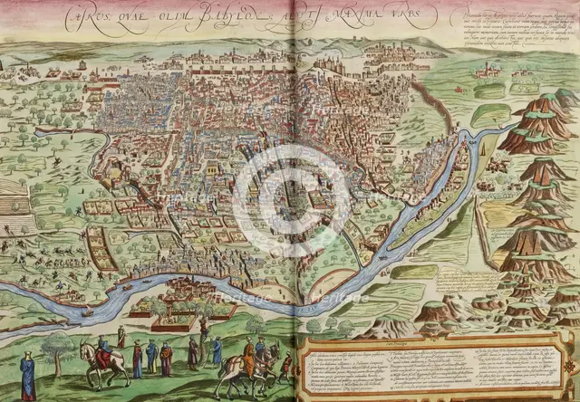 Map of Cairo, 1595. Creator: Gerardus Mercator.