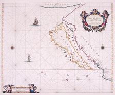 Map of California, 1666. Creator: Pieter Goos