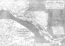 Map of Central America shewing the Proposed Routes of Communication between the Atlantic & Pacific O Creator: John Dower