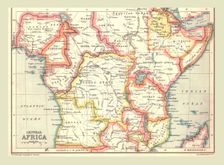 Map of Central Africa, 1902. Creator: Unknown