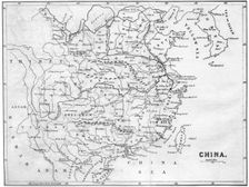 Map of China, 1847