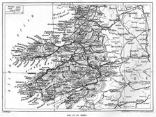 Map of County Kerry, Ireland, 1924-1926