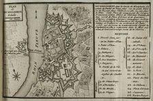 Map of Dusseldorf, 1758 (1765). Creator: Jean de Beaurain