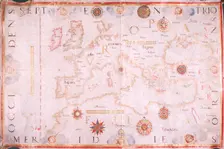 Map of Europe, 1570. Creator: Diego Homem