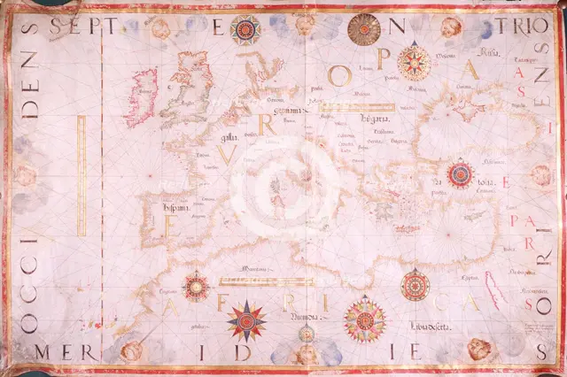 Map of Europe, 1570. Creator: Diego Homem.