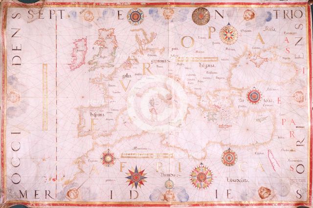 Map of Europe, 1570. Creator: Diego Homem.