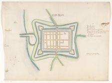 Map of Elburg, c.1650-c.1799. Creator: Anon
