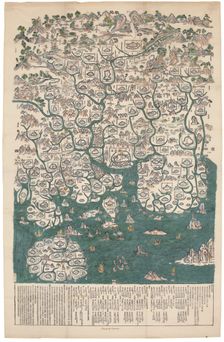 Map of Guangdong Province, c.1739. Creator: Anonymous master
