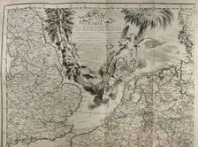 Map of Germany showing war of 1755 to 1763 (Seven Years War), 1765. Creator: Jean de Beaurain