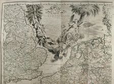 Map of Germany showing war of 1755 to 1763 (Seven Years War), 1765. Creator: Jean de Beaurain